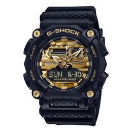Часы Casio G-Shock Analog-Digital 'Black Gold', черный/золото ga-900ag-1adr | black gold
