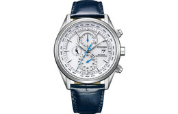 Citizen Часы Ecology Drive Collection Solar Quartz Movement Cow Leather Strap Watch Unisex White Dial AT8260 18A at8260-18a