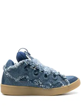 Lanvin Curb denim sneakers 23390053