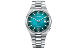 Citizen Часы Automatic Mechanical Movement Stainless Steel Strap Watch Men's Watch Blue Dial NJ015188X, Blue nj015188x | blue