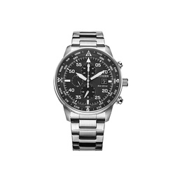 Citizen Часы Ecology Drive Collection Light Powered Quartz Movement Stainless Steel Strap Watch Men's Watch Black Dial, Black Dial ca0690-88e | black dial