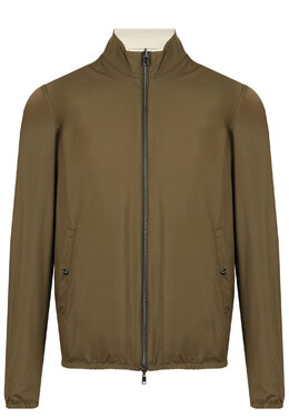 HERNO: Зелёная куртка 