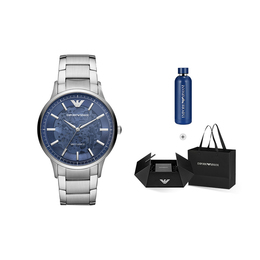 Emporio Armani Часы The Heart Of Machinery Series Wrist Watch Mechanical Movement Blue Dial Men's Watch ar60037品牌专供