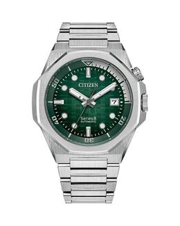 Часы Series 8, 43 мм Citizen, зеленый 5486877 | green/silver