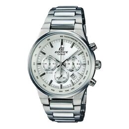 Часы Men's Casio EDIFICE Series Minimalistic Casual Watch Business Mens White Analog, белый ef-500bp-7a | white