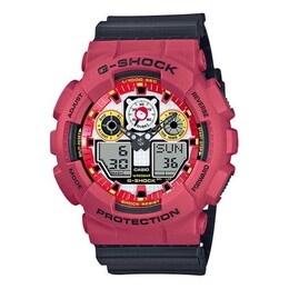 Часы Casio G-Shock Analog-Digital 'Red', красный ga-100da-4ajr | red