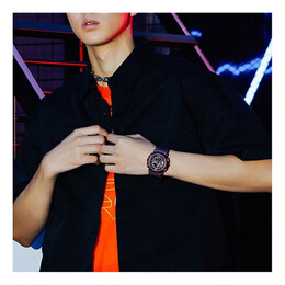 Часы Casio G-Shock Analog-Digital 'Grey, черный ga-110ls-1apre | black