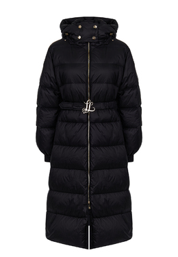 LUISA SPAGNOLI: Чёрный пуховик 