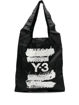 Y-3 logo-print tote bag 27608194