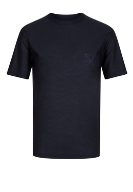 STEFANO RICCI: Синяя футболка 