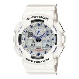 Часы Casio G-Shock Analog-Digital 'White', белый ga-100a-7a | white