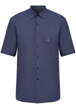 STEFANO RICCI: Синяя рубашка 