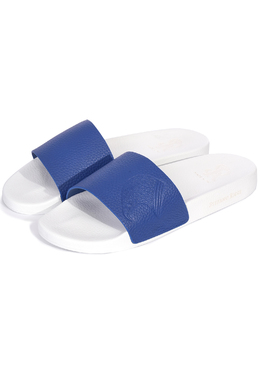 STEFANO RICCI: Синие шлёпанцы 