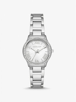 Мини-Часы серебристого цвета с паве Sage Michael Kors, серебряный mk4824 | silver