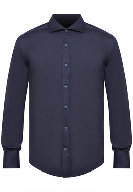BRUNELLO CUCINELLI: Синяя рубашка 