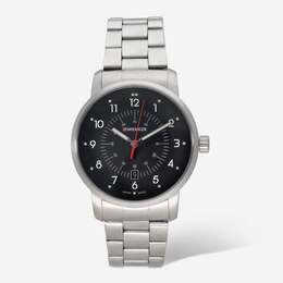 Часы Wenger Swiss Army мужские 01.1641.116 Avenue с черным циферблатом 42 мм 7762861555772 | black