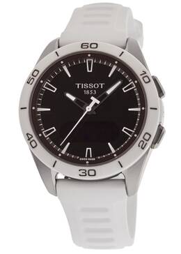 Tissot T-Touch Connect Solar Sport GMT кварцевые цифровые часы с титановым белым силиконовым ремешком мужские часы T153.420.47.051.03 7838339366972 | digital