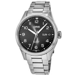 Oris Big Crown ProPilot Big Day Date Серый циферблат Стальные мужские часы 01 752 7760 4063-07 8 22 08P 7854441365564 | grey
