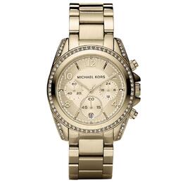 Часы женские Michael Kors Golden Blair MK5166 с хронографом золотистого цвета, 39 мм 7762629197884 | gold