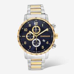 Часы Wenger Swiss Army мужские 01.1543.112 Attitude с синим циферблатом 44 мм 7762864177212 | blue