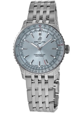 Мужские часы Breitling Navitimer Automatic 41 с синим циферблатом и стальным корпусом A17329171C1A1 7838307090492 | blue