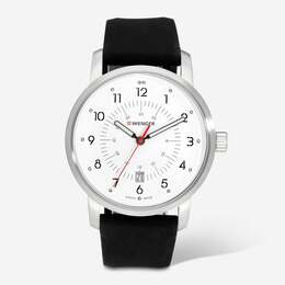 Часы Wenger Swiss Army мужские 01.1641.113 Avenue с белым циферблатом 42 мм 7762867650620 | white
