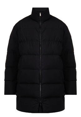 EMPORIO ARMANI: Чёрный пуховик 