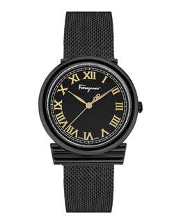 Часы Ганчини Salvatore Ferragamo, черный/черный/черный 7177617899580 | black/black/black
