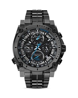 Часы Precisionist, 46,5 мм Bulova, цвет Black 2612602 | black