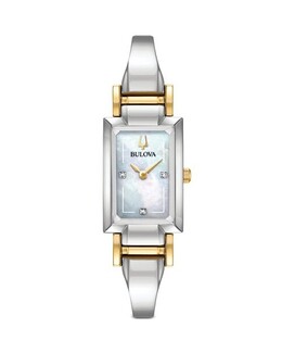 Классические часы-браслет, 18 мм Bulova, цвет White 3831911 | white