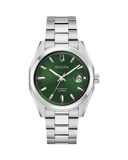 Классические часы Surveyor, 39 мм Bulova, зеленый 5025389 | green