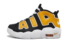 Баскетбольные кроссовки Nike Air More Uptempo Kids для детей, Black/Yellow fn0261-001 | black/yellow
