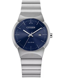 Женские часы Axiom Eco-Drive с браслетом из нержавеющей стали, 32 мм Citizen, синий 14646575 | blue