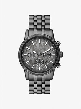 Крупногабаритные часы Hutton Gunmetal Michael Kors, бронзовый mko1164 | gunmetal