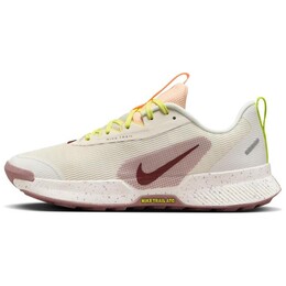 Кроссовки для бега по пересеченной местности Juniper, женские, с низким верхом, парусно-белые / пони-коричневые / светло-темно-красные / ярко-зеленые, желтые / светло-фиолетовые Nike fq0902-100 | sail white / pony brown / light deep red / vibrant green yellow / light mineral purple