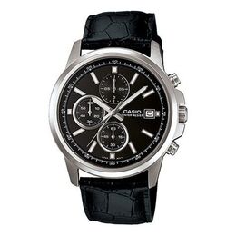 Часы Casio Edifice Waterproof Men Mens Black Analog, черный mth-5001l-1apr | black