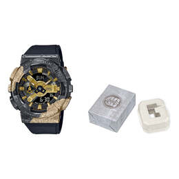 Часы Casio G-Shock Analog-Digital 'Black', черный gm-114gem-1a9pr | black