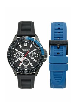 Часы с хронографом QUARTZ WINDROSE SET - Watch accessory Nautica, синий n0052m02f-k12 | blue and black