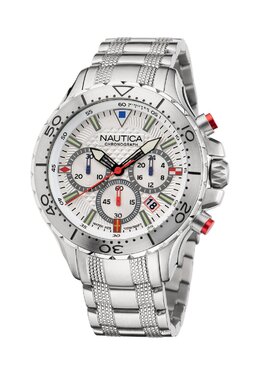 Часы с хронографом NST Nautica, серебряный n0052m00m-d11 | silver-coloured