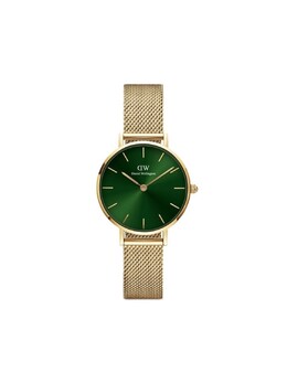Наручные часы Petite Emerald 28 мм Daniel Wellington, зеленый dw00100479 | зеленый