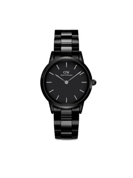 Наручные часы Iconic Link Ceramic 28 мм Daniel Wellington, черный dw00100414 | черный