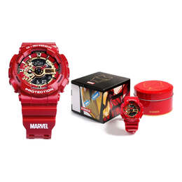 Часы Casio G-Shock Analog-Digital 'Red', красный ga-110ironman-4pr | red