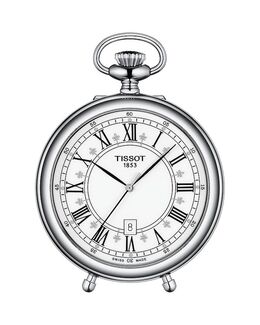 Карманные часы Stand Alone, 49.6 мм Tissot, белый 5286638 | white/silver