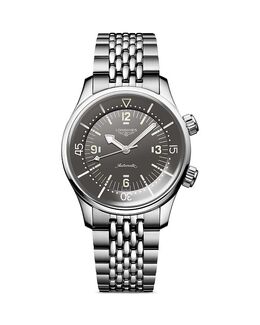 Легендарные водолазные часы, 39 мм Longines, серый 5297165 | gray/silver