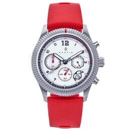 Наручные часы-хронограф Meridian с датой Nautis, красный 4436167 | rot