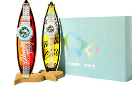 Часы Casio унисекс G-SHOCK и BABY-G, Полупрозрачный белый slv-21a-7apfc-person | translucent white