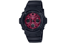 Часы Casio G-Shock Analog-Digital, арт. AWG-M100SAR-1APR, черный/красный awg-m100sar-1apr-person