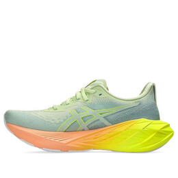 Кроссовки novablast 4 lite show беговые кроссовки Asics, зеленый 1011b955-750 | green/white/orange/yellow