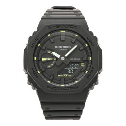 Часы Casio G-Shock Analog-Digital 'Black', черный ga-2100-1a3pr | black