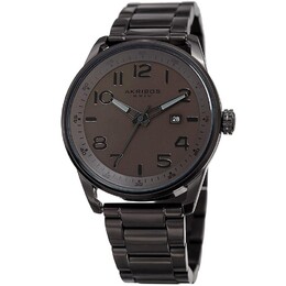 AK956 Повседневные часы в круглом корпусе Akribos XXIV, коричневый m842106100822 | brown